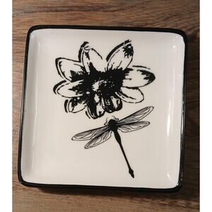 Dragon Fly Trinket Tray Plate jewelery keys coins decor